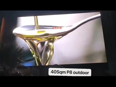 पनरोक IP65 P4/P5/P8/P10 आउटडोर एलईडी वीडियो दीवारों 320 * 160 मिमी अनुकूलन योग्य एलईडी डिस्प्ले