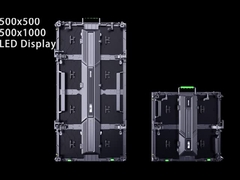 250*250 मिमी के एलईडी स्क्रीन मॉड्यूल का इनडोर और आउटडोर एल्यूमीनियम कैबिनेट