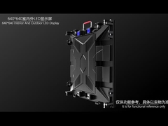 दोनों इनडोर और इनडोर 640*640*61.5mm एल्यूमीनियम कैबिनेट 320*160mm एलईडी स्क्रीन मॉड्यूल के लिए सूट
