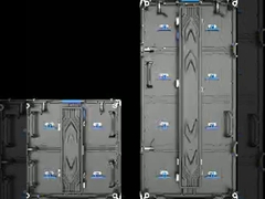 500 मिमी*500 मिमी और 500 मिमी*1000 मिमी कैबिनेट सूट 250 मिमी*250 मिमी एलईडी स्क्रीन मॉड्यूल के लिए