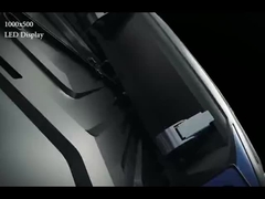 P3.91 दोनों इनडोर और आउटडोर एल्यूमीनियम 1000mm*500mm*69mm कैबिनेट