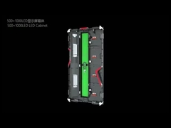 500*1000 मिमी एलईडी किराये के कैबिनेट संरचना