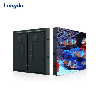 IP65 P8 P10 आउटडोर एलईडी वीडियो वॉल्स 320*160mm डिस्प्ले वाटरप्रूफ कलरलाइट
