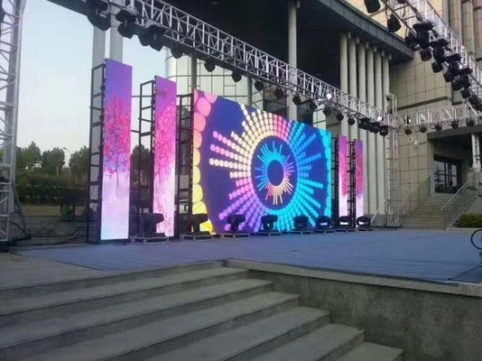 फुल कलर रेंटल SMD LED डिस्प्ले 500X500mm कैबिनेट वीडियो वॉल