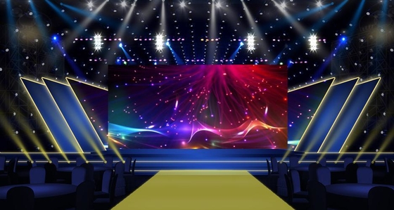 बिलबोर्ड स्टेज बैकग्राउंड एलईडी डिस्प्ले स्क्रीन रेंटल 50 X 50cm P2.6mm IP40