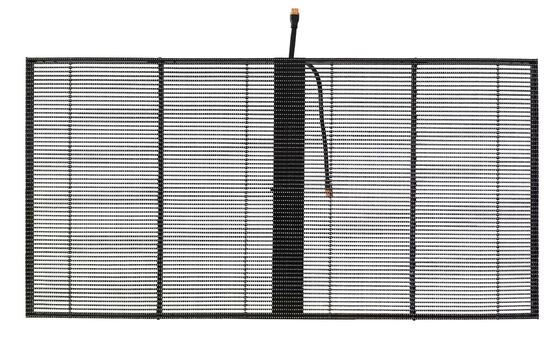 वाणिज्यिक विज्ञापन पारदर्शी ग्लास एलईडी स्क्रीन आउटडोर SMD1921 1/2 स्कैन ODM