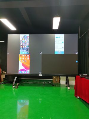 P1.56 FCC स्मार्ट एलईडी डिस्प्ले स्क्रीन मीटिंग रूम 300 से 500nit