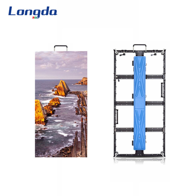 180W / M2 हाई ब्राइटनेस रेंटल LED डिस्प्ले 1R1G1B LED स्क्रीन डाई कास्टिंग Alu
