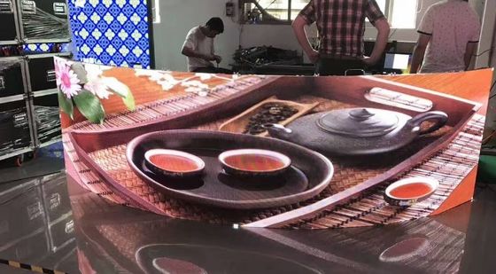 एलईडी फ्लेक्सिबल मॉड्यूल मैट्रिक्स डिस्प्ले पैनल 3840Hz ISO14001 मैग्नेटिक सक्शन इंस्टॉलेशन